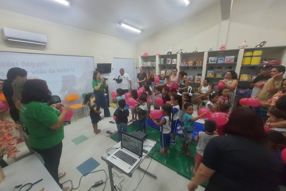 Projeto Juntos no Combate à Dengue em Natal inicia ações em CMEI no bairro de Igapó