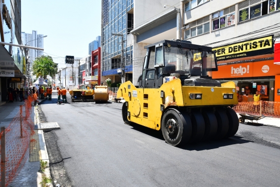 Obras de requalificação da rua João Pessoa chegam a nova fase