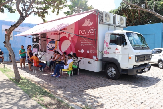 Serviço itinerante de mamografia chega ao bairro de Cidade da Esperança