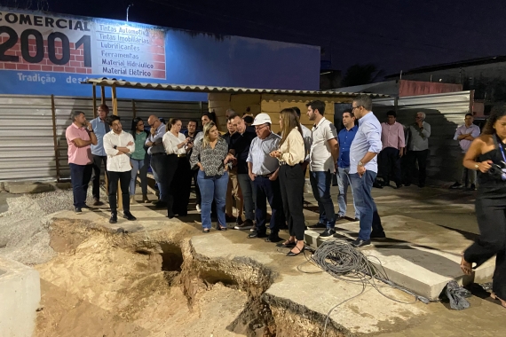 Prefeito Paulinho Freire acompanha avanço das obras na Zona Norte de Natal