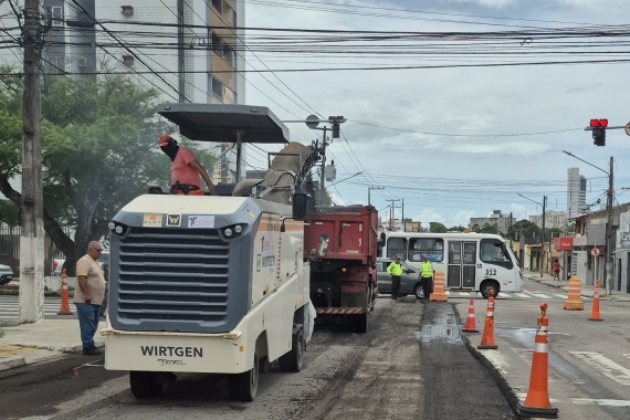 Prefeitura inicia ampliação do binário das avenidas Jaguarari e São José