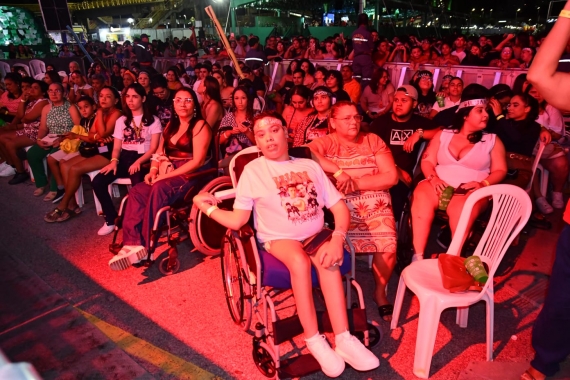 Área PCD no São João de Natal garante acessibilidade e inclusão no Polo Arena das Dunas