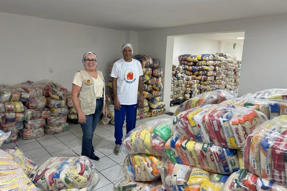 Solidariedade: São João de Natal arrecada 12 toneladas de alimentos