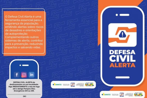 No sábado (14) Natal participa de simulação do novo sistema nacional de alertas emergenciais