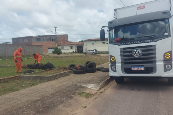 Prefeitura do Natal recolhe mais de 89 mil pneus em 200 dias e intensifica ações de limpeza urbana