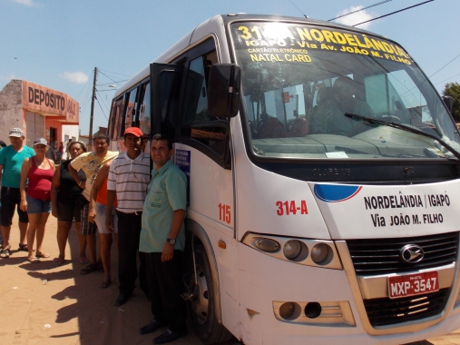 Comunidade de Nordelândia conta com linhas de transporte complementar