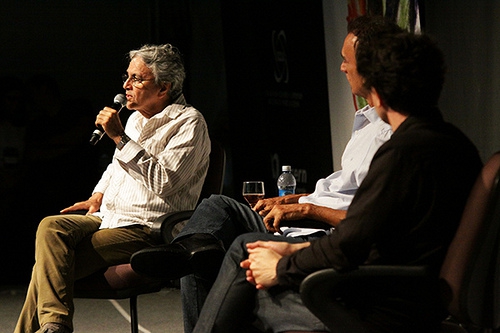Caetano Veloso e Eucanãa Ferraz conversam sobre 