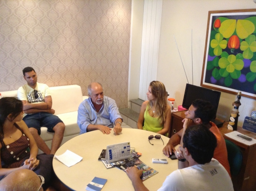 Equipe da TV Gazeta grava programas em Natal