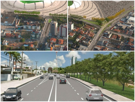 Trecho da avenida Romualdo Galvão será interditado na segunda-feira para construção de túnel
