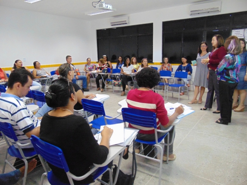 Professores da rede municipal participam da formação do Programa ‘Se Liga