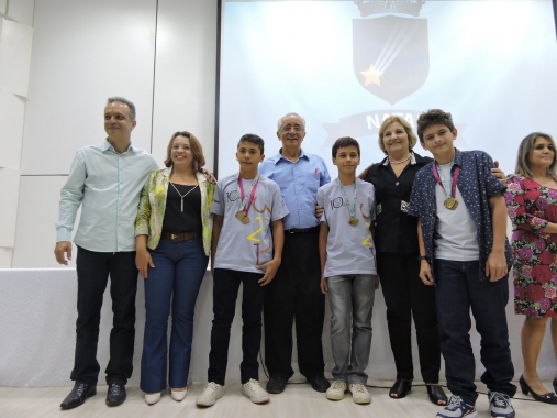 Alunos da rede municipal são medalhistas na 10ª Olimpíada Brasileira de Matemática