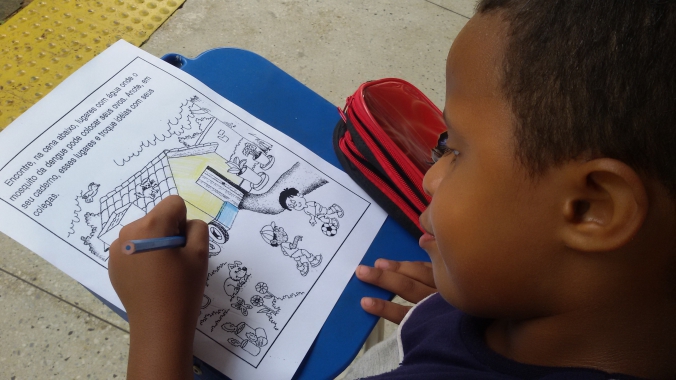 Escola Joaquim Honório recebe ação de combate ao mosquito Aedes Aegypti