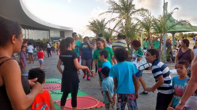 Dia das Crianças é comemorado com oficinas, teatro e muita brincadeira no Parque da Cidade
