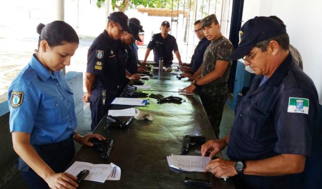  Guardas municipais de Natal são capacitados pelo Exército em Estágio de Armamento Leve