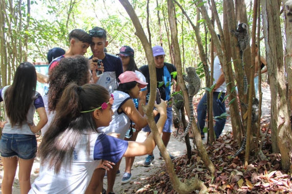 Alunos da Escola Municipal Irmã Arcângela conhecem o Santuário Ecológico de Pipa