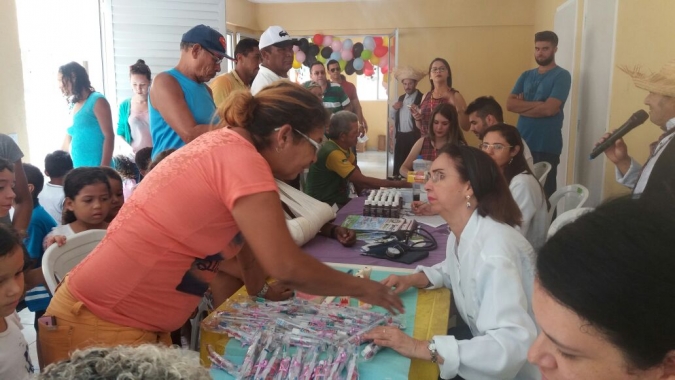 Saúde realiza ação de promoção à saúde para moradores do Residencial São Pedro