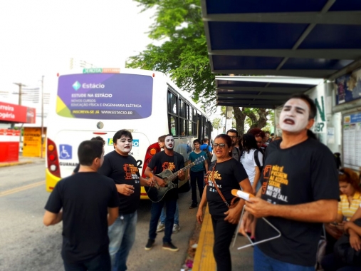 Campanha contra assédio sexual nos transportes começa pelo terminal de ônibus de Mirassol