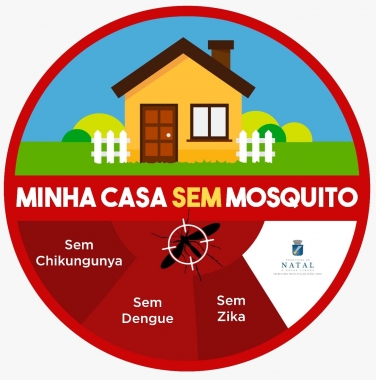 Ação da SMS identifica casas sem focos do mosquito Aedes aegypti com selo na zona Oeste