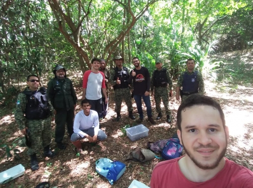 Guarda Municipal captura espécie de lagarto estudada por pesquisadores da UFRN