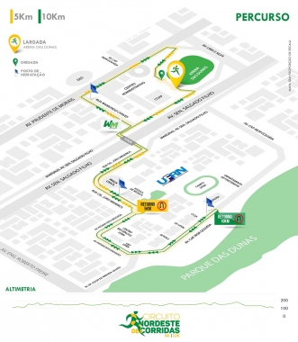 Corrida na região da Arena das Dunas muda trânsito e itinerário de ônibus  neste sábado (04)