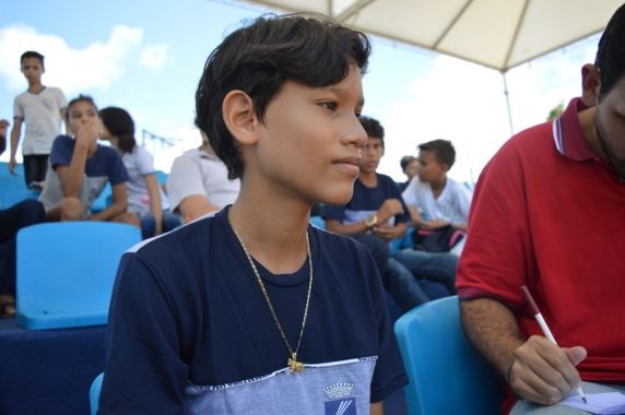 Alunos da Escola Municipal Luiz Maranhão acompanham competições do Open de Vôlei de Praia