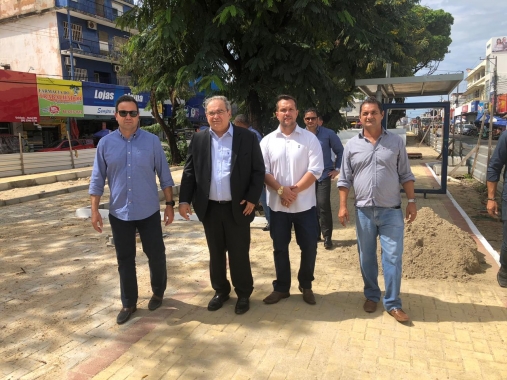    Reforma da Praça Gentil Ferreira estará concluída até o início de agosto