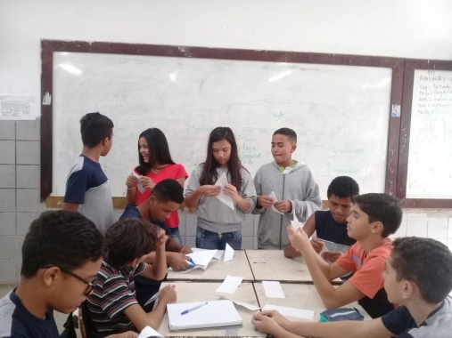 Projeto “Paz na Escola” provoca reflexão entre os alunos da Escola Municipal Veríssimo de Melo