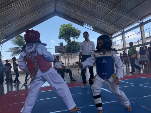 Competição de Taekwondo movimenta Jogos Escolares Municipais 2019
