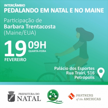 Palácio dos Esportes terá palestra com ciclista norte-americana nesta quarta