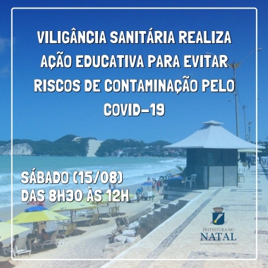 Quiosques de Ponta Negra receberão ação da SMS para evitar Covid-19