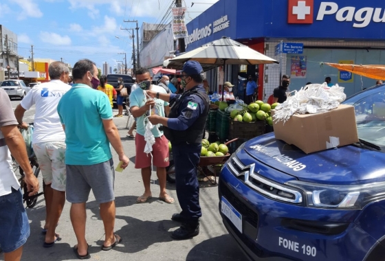 Prefeitura intensifica fiscalização e prevenção ao coronavírus no Alecrim e Cidade Alta