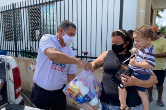 Prefeitura arrecada cinco toneladas de alimentos na campanha Vacina Solidária