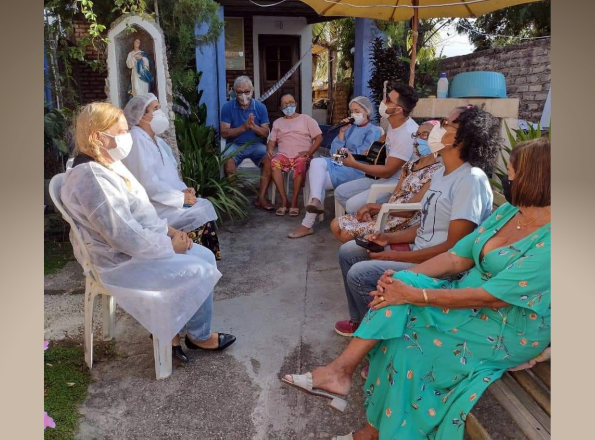 Unidade de Saúde de Ponta Negra leva arte e cultura para idosos da Vila