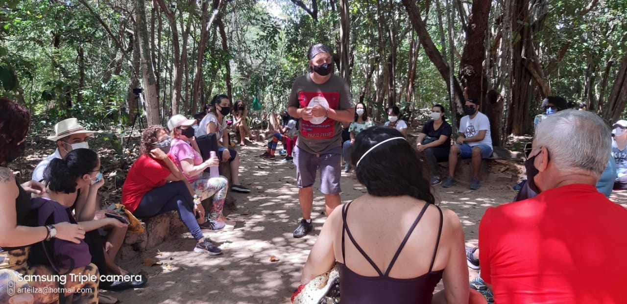 Professores de Artes participam de encontro formativo no Parque das Dunas