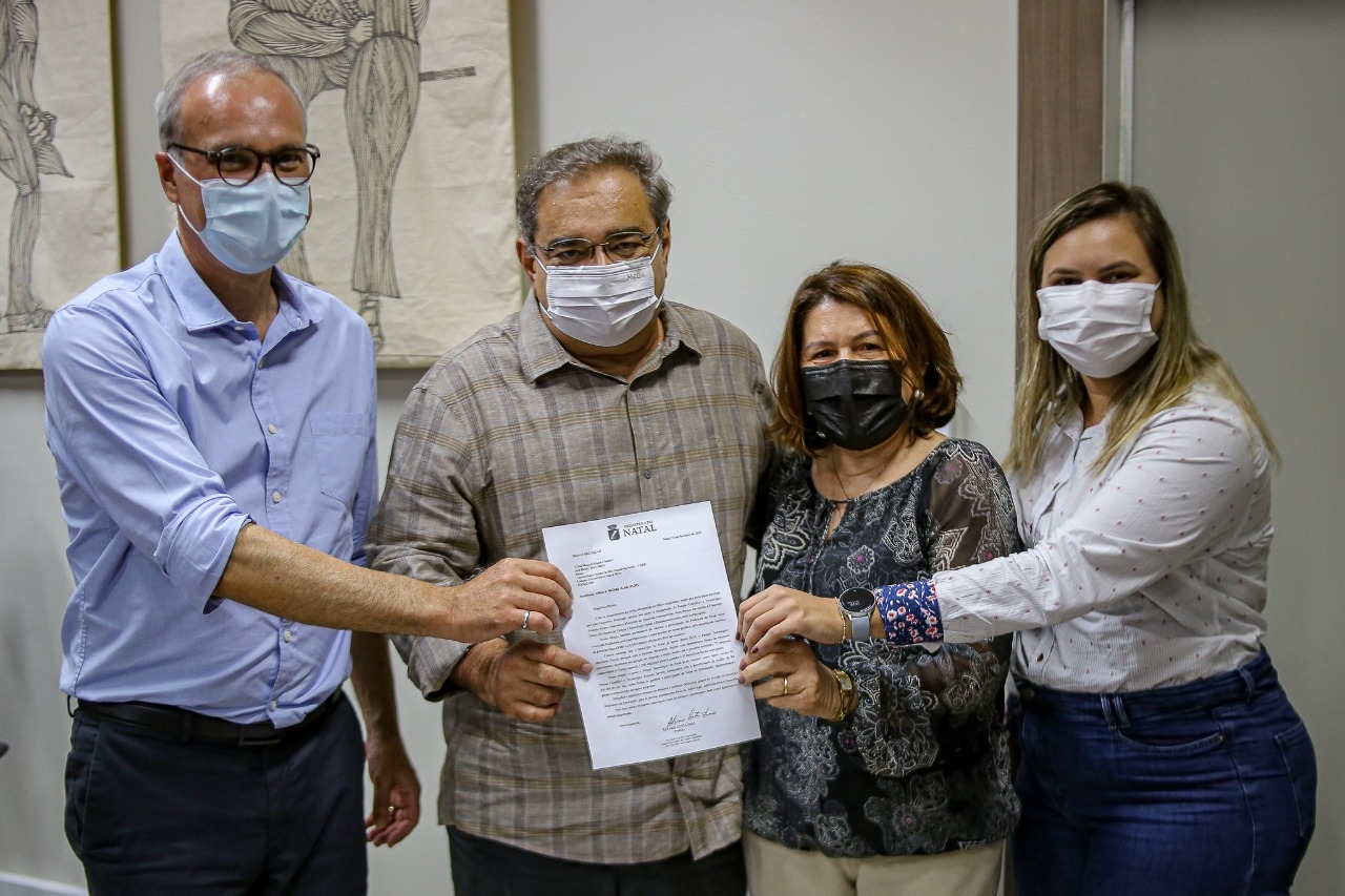 Prefeito visita UFRN para tratar de parcerias nas áreas de Educação e Tecnologia