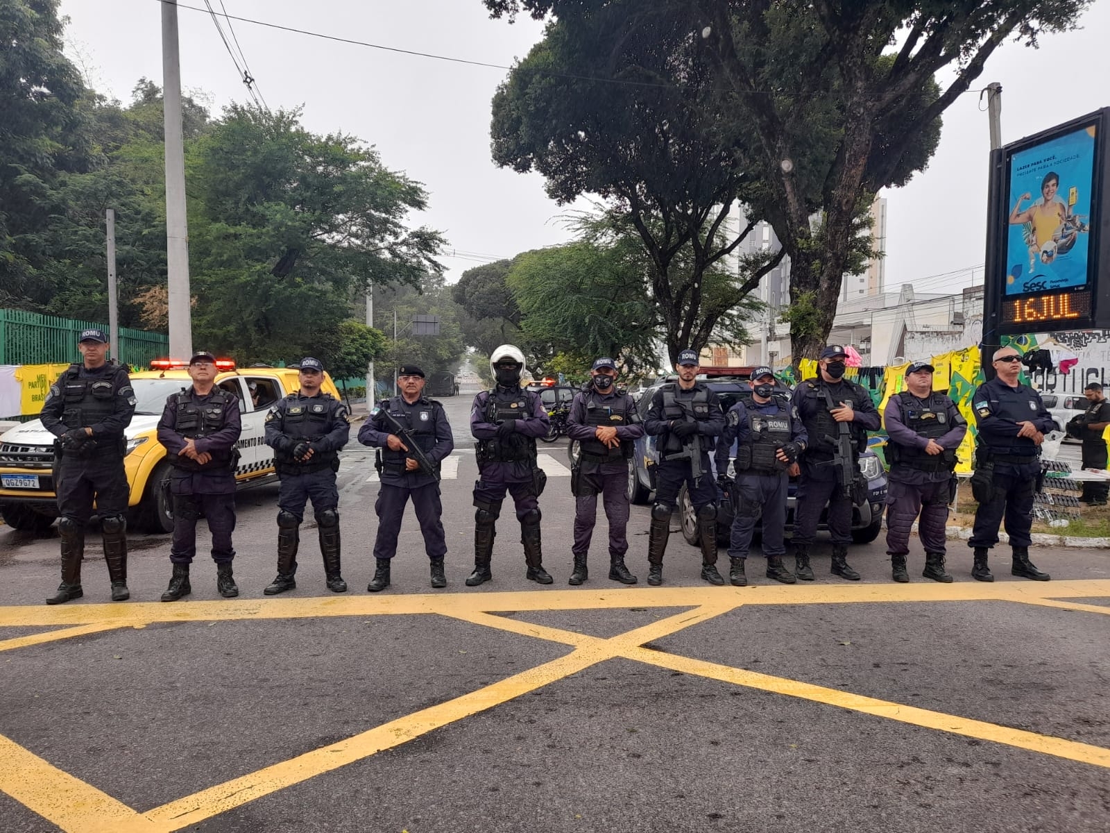 GMN reforça a segurança durante a segunda visita do Presidente da República em Natal