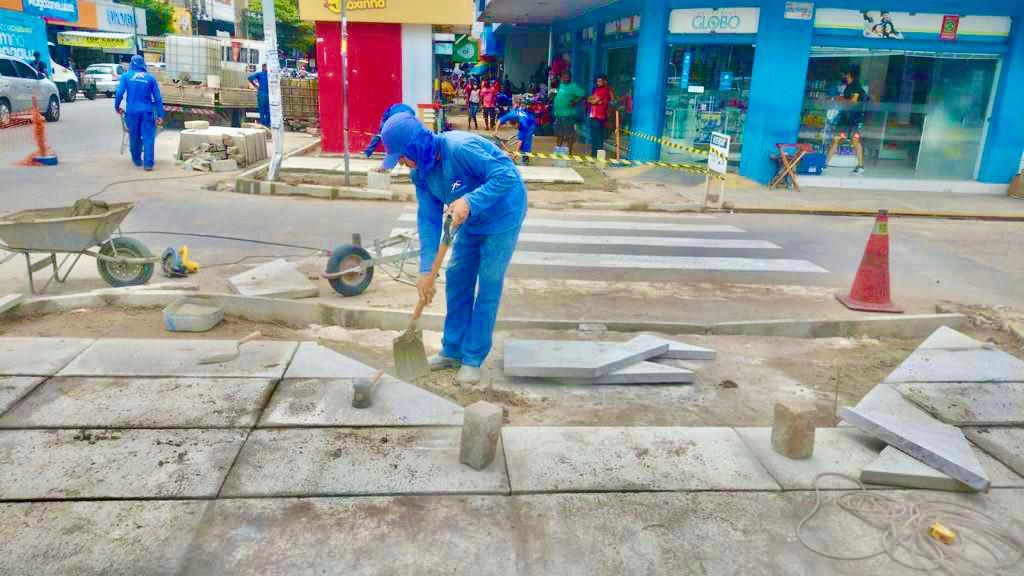 Obras de requalificação viária da Avenida Rio Branco entram em fase final 