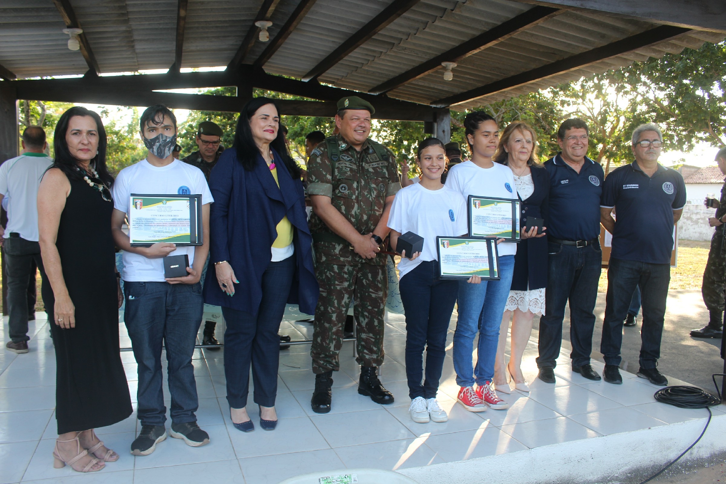 Concurso premia alunos da Escola Municipal Cívico-Militar Professora Maria Alexandrina Sampaio 