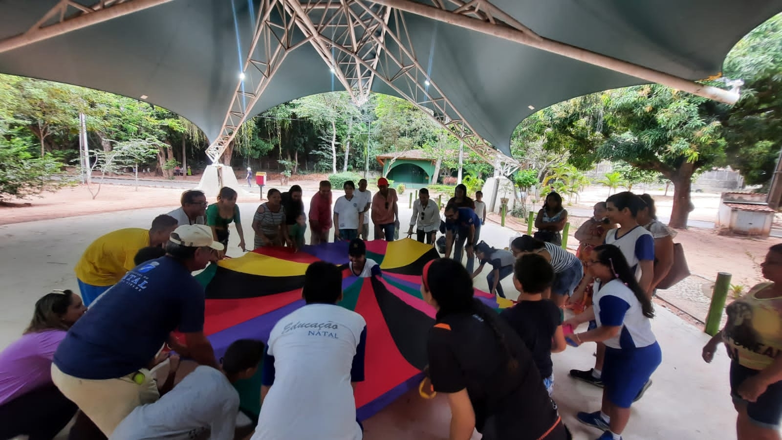 Projeto Sábado no Parque leva alunos com deficiência ao Parque das Dunas