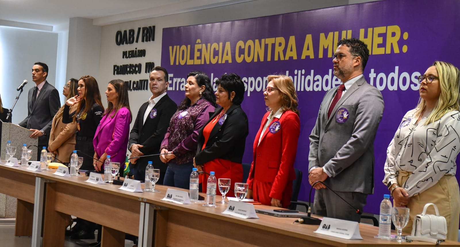 Prefeito interino participa de audiência pública na OAB/RN sobre violência contra a mulher