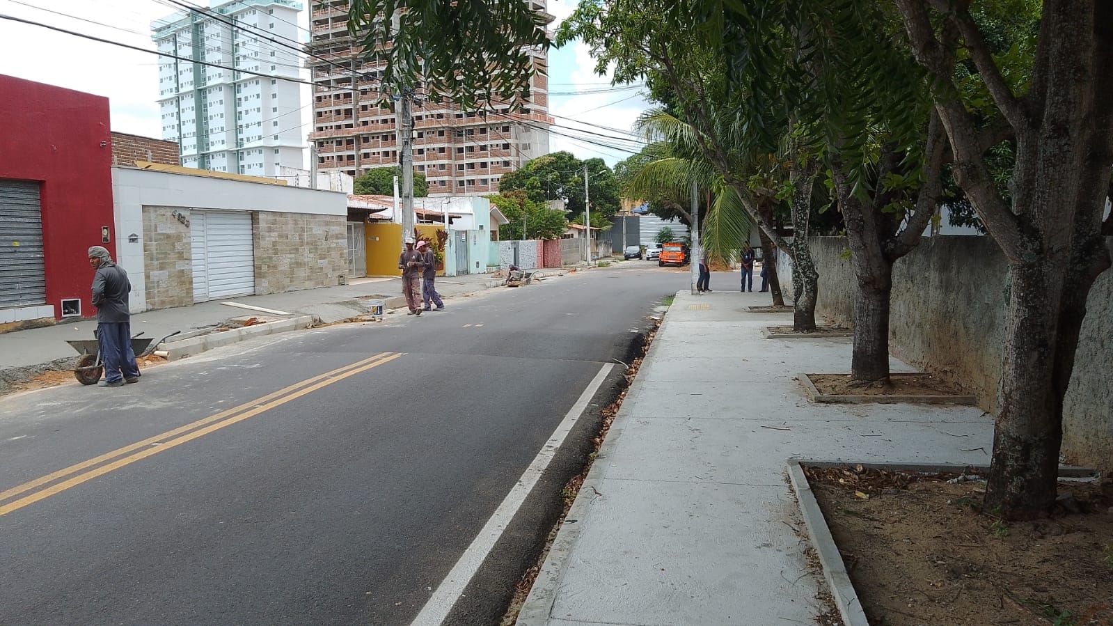 STTU realiza obras de reconfiguração viária em Neópolis