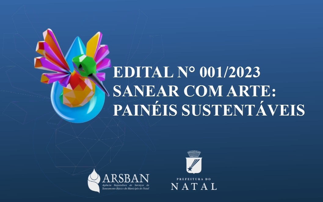 Semana da Água 2023: Arsban lança edital “Sanear com arte”