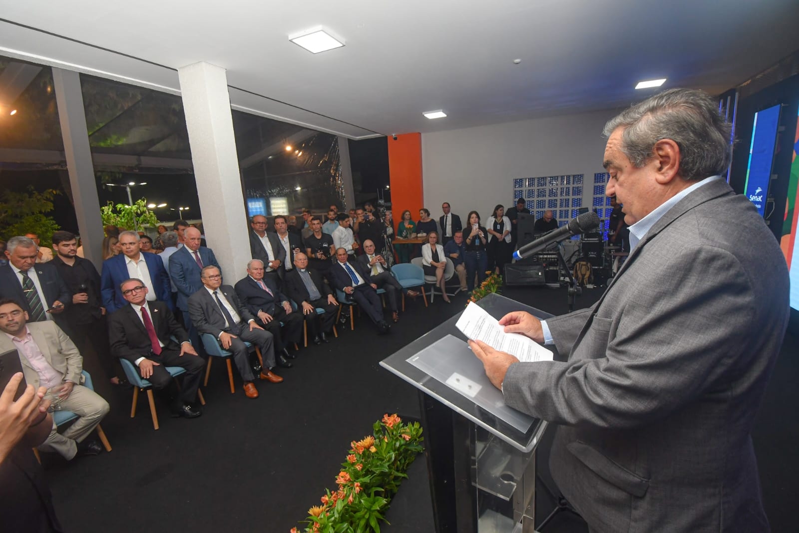 Álvaro Dias participa de reinauguração da Escola Técnica Senac RN