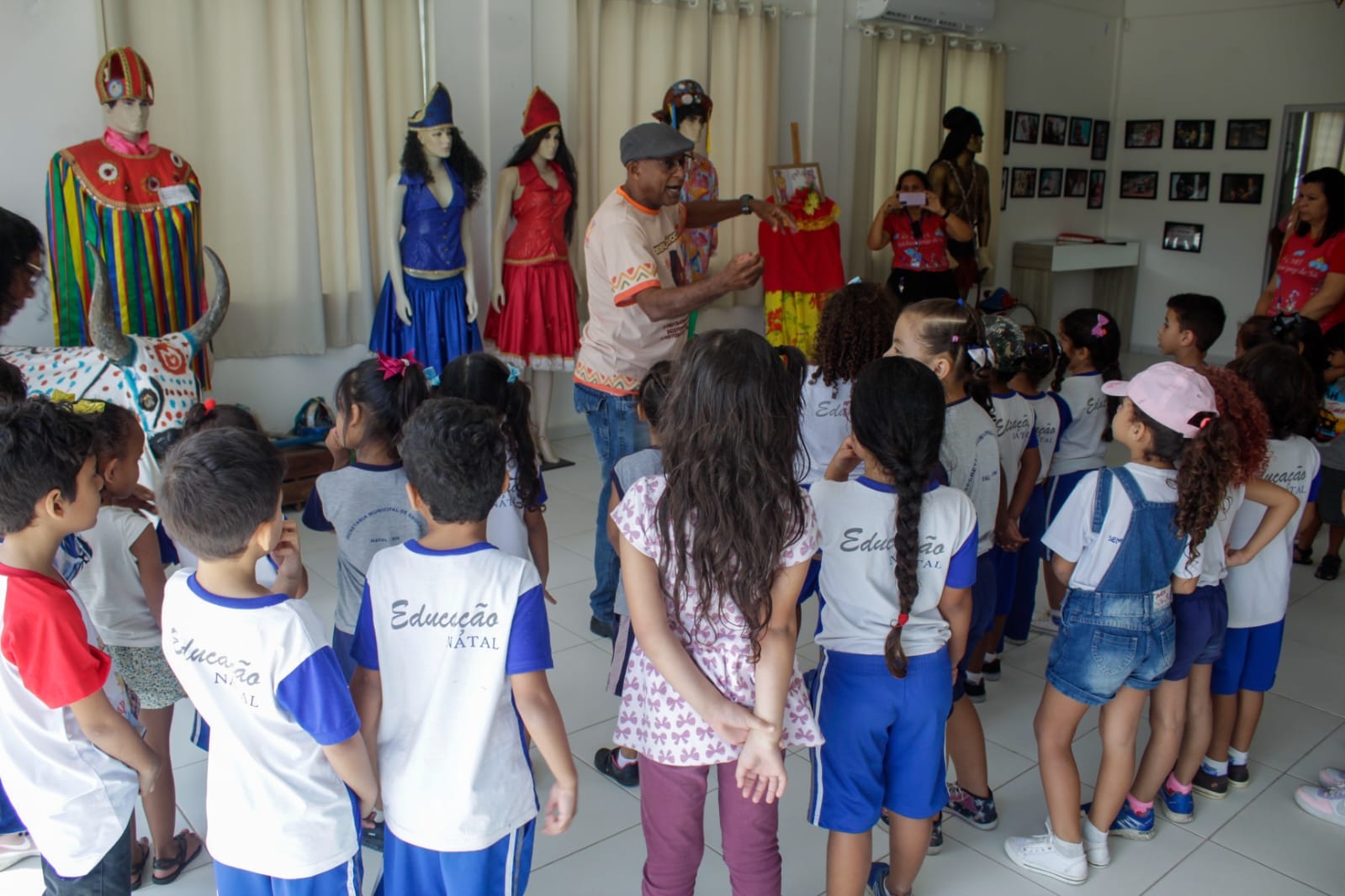 Crianças visitam as origens do patrono do CMEI Professor Belchior Jorge de Sá