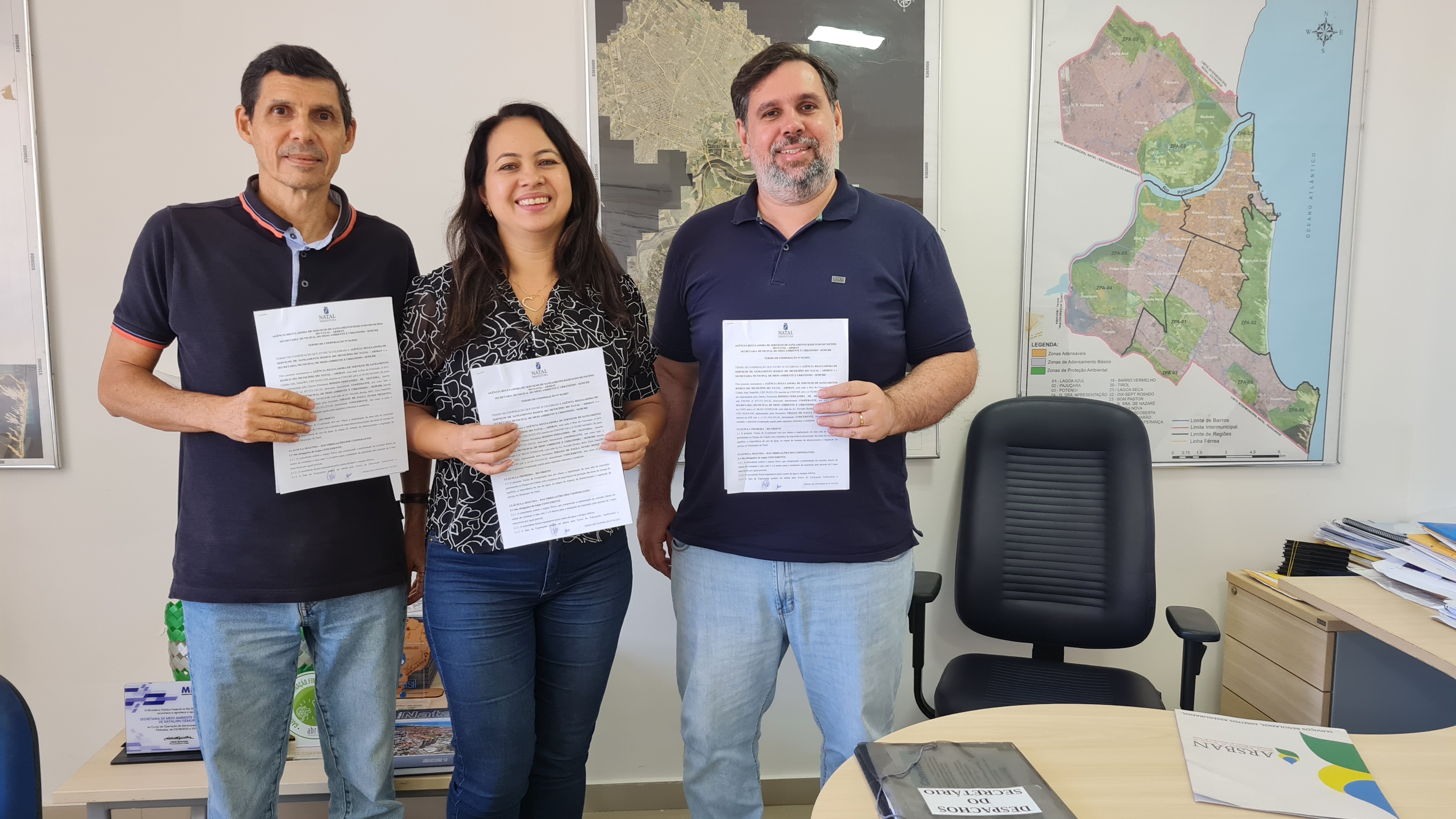 Semurb e ARSBAN firmam convênio para nova sala de exposição no Parque da Cidade