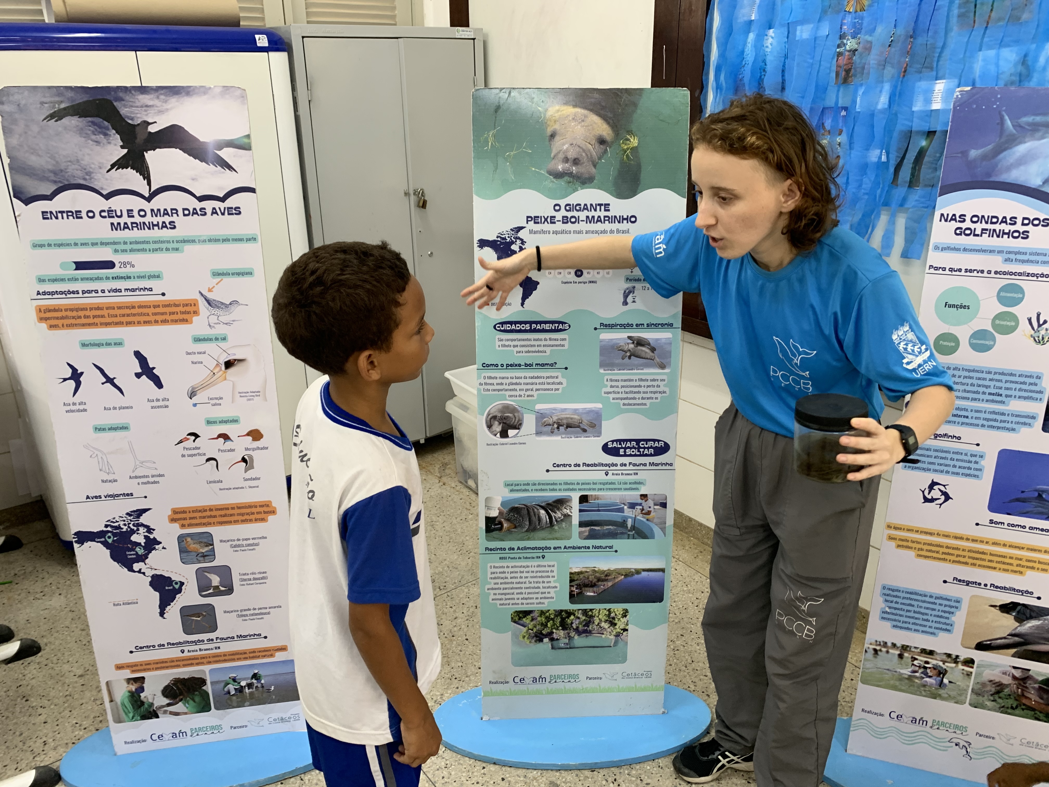 Exposição Saberes do Oceano mobiliza estudantes da Escola M. Professora Josefa Botelho