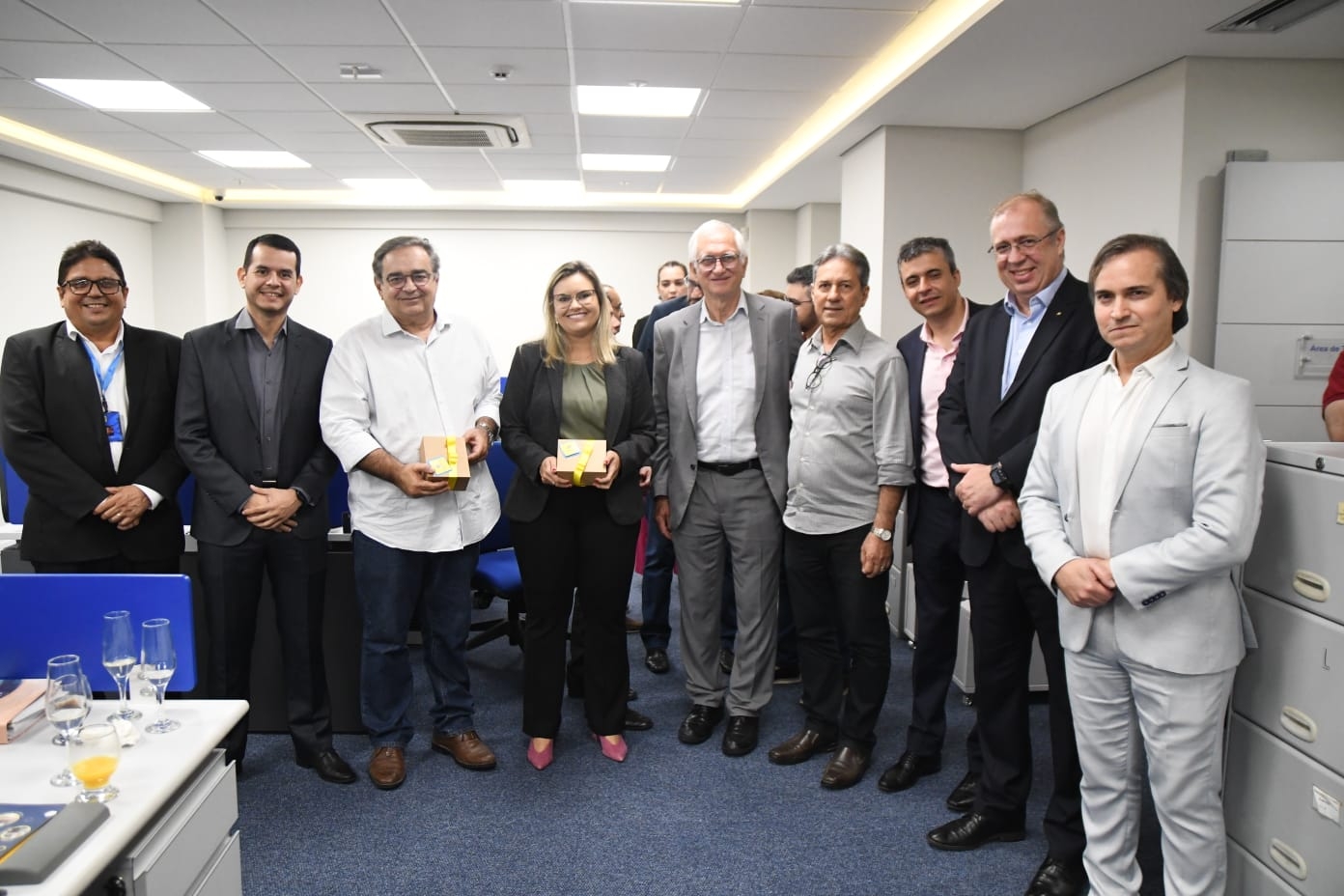 Álvaro Dias prestigia inauguração do novo escritório do Banco do Brasil em Natal
