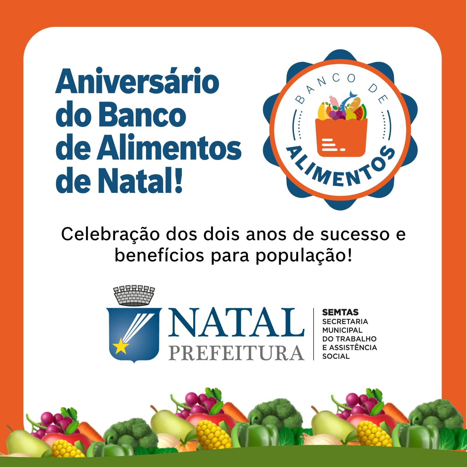 Programa Banco de Alimentos celebra dois anos de sucesso e benefícios para a população