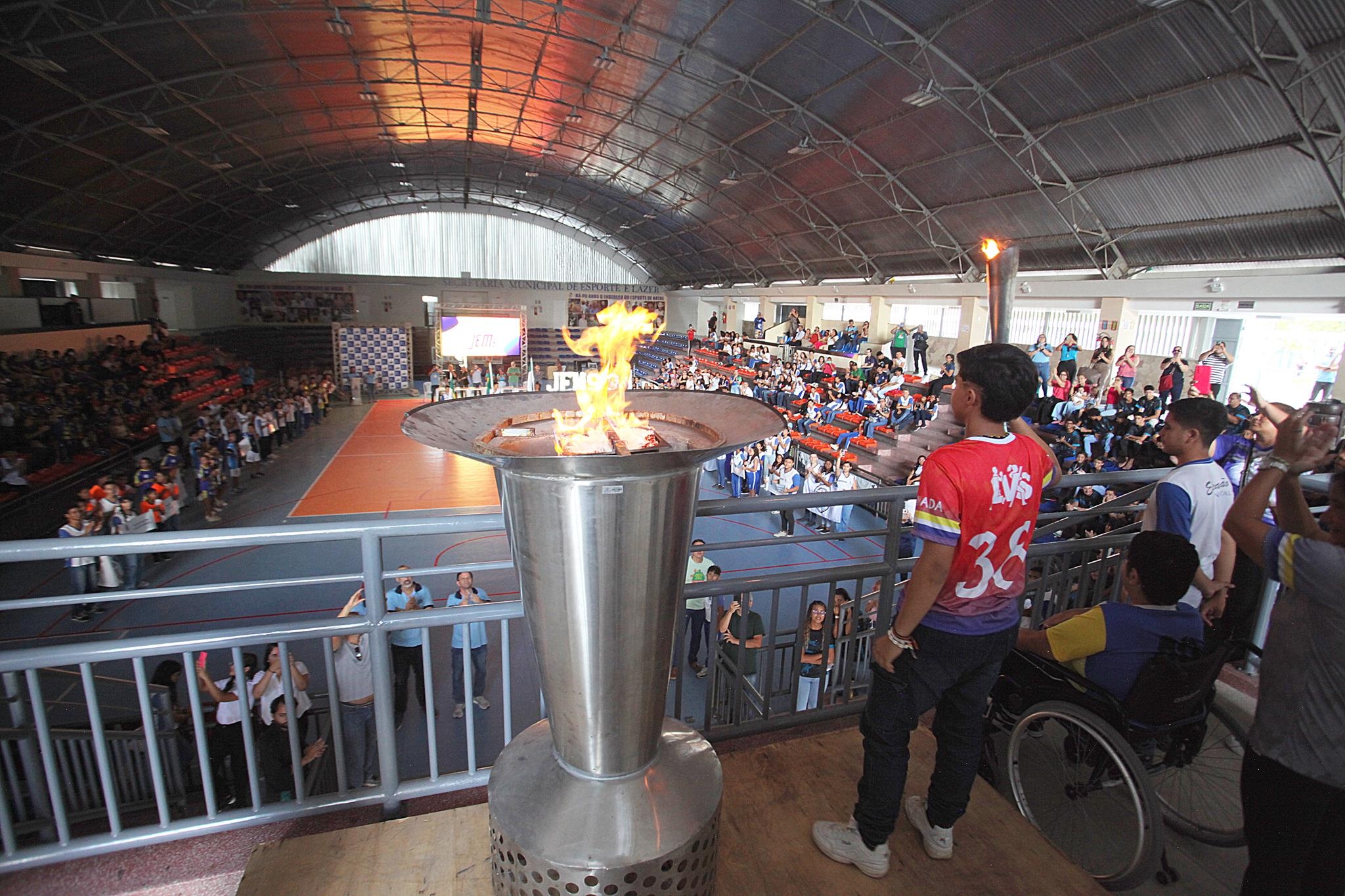 XXXVI Jogos Escolares Municipais são abertos oficialmente no Palácio dos Esportes