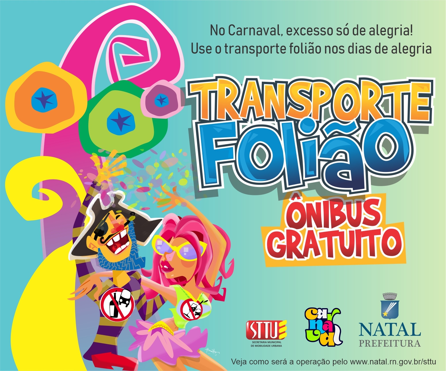 STTU divulga quadro de horários e atualiza informações do Transporte Folião
